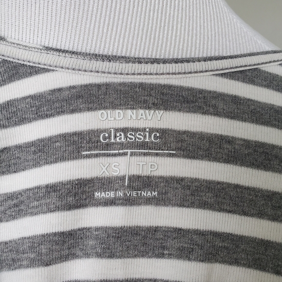 SALE! Striped Scoop Neck, Low Back Shirt - Picture 5 of 5